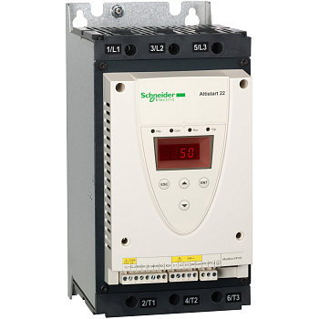 ATS22D88Q | УПП, серия ATS22, 45кВт, 88А, 380В, Schneider Electric