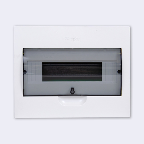 EZ9E112S2FRU | City9 Box корпус встраиваемый с проз. дв. 1ряд/12мод, Systeme Electric