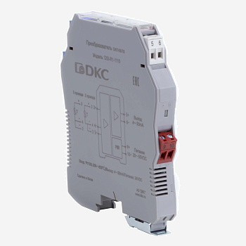 dkcDSI-R1-1110 | Преобразователь сигнала DSI, 1 вход RTD Pt100, 1 выход 4…20 мА, DKC