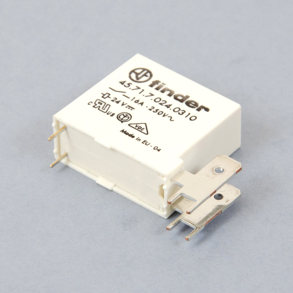 457170240310 | Миниатюрное реле, серия 45, 24В DC чувств., 16А, 1NO, Finder