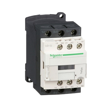 LC1D126FLS207 | Контактор, серия Tesys D, 12 А, AC3, 3P, 1 НО +1 НЗ, 110В DC, ЖД, Schneider Electric