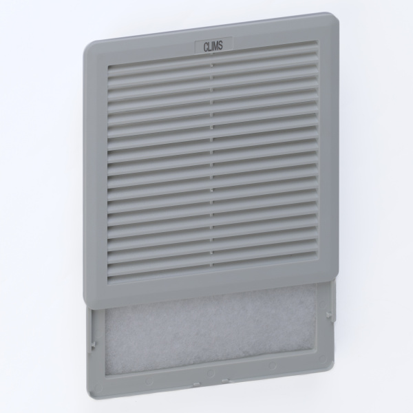 Выпускная решетка Slide 200x200мм, вырез 177х177мм, RAL7035