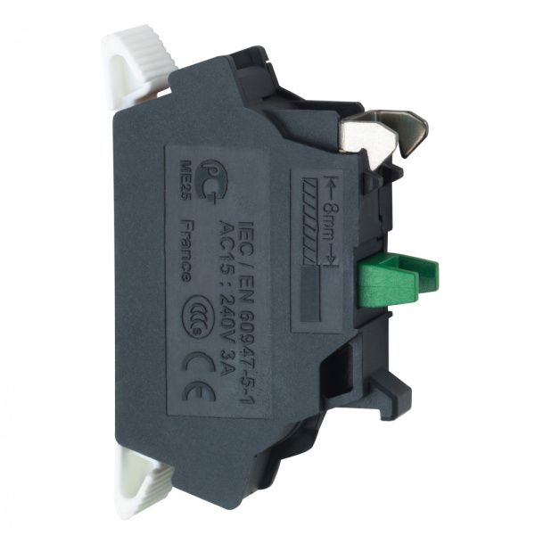 ZBE1015 | Контактный блок 1НО, пружинный зажим (уп-4шт), Schneider Electric