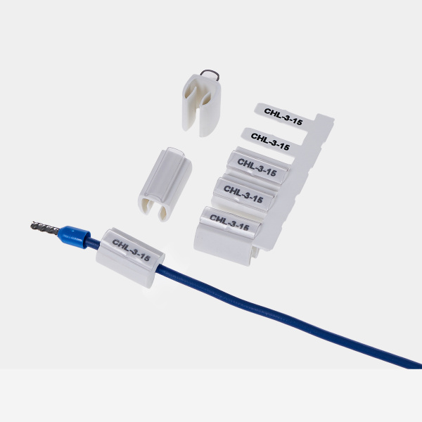 755315  | Держатель маркера CHL-3-15, L=15мм, Ø=6-10 мм²  (уп. 500 шт.), Elegir 