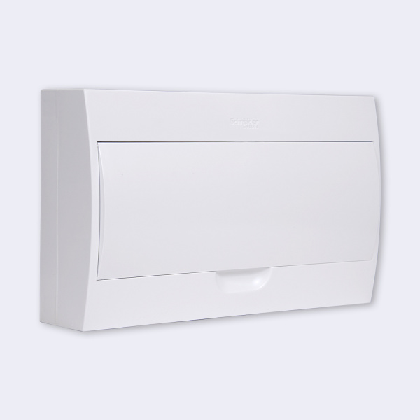 EZ9E118P2SRU | City9 Box корпус навесной с белой дв. 1ряд/18мод, Systeme Electric