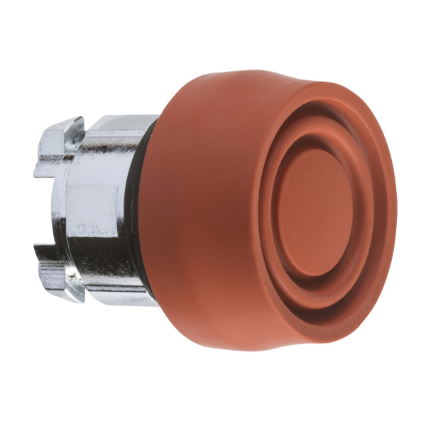 ZB4BP4S | Головка кнопки, силиконовый колпачок, красная, Schneider Electric