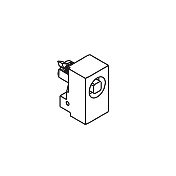 NSYINS71 | Личинка замка квадрат 7 мм, Schneider Electric