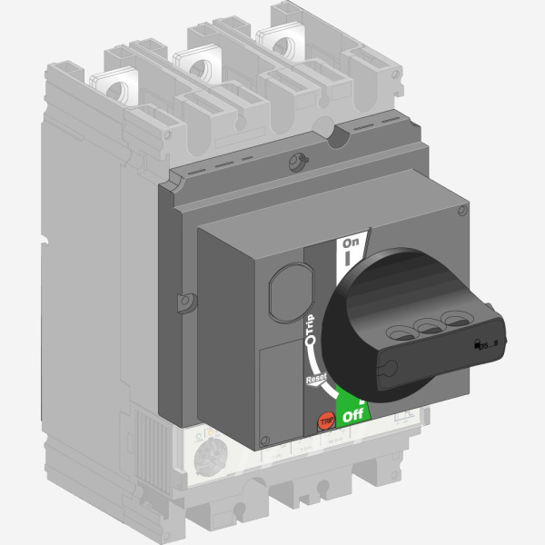 SPC-DRHS-01-02 | СТАНДАРТНАЯ ПОВОРОТНАЯ РУКОЯТКА (100-250), Systeme Electric