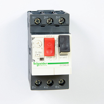 GV2ME20 | Автоматический выключатель, серия GV2ME, 13...18А, Schneider Electric