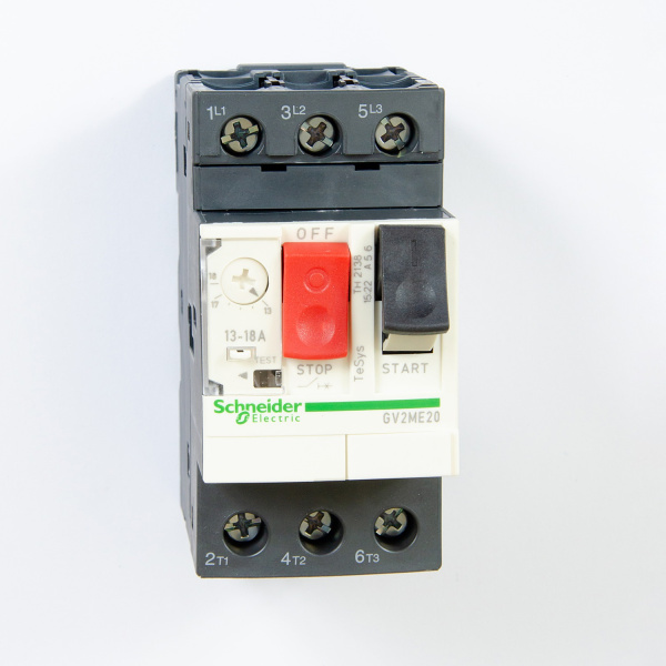 Автоматический выключатель, серия GV2ME, 13...18А, Schneider Electric, GV2ME20