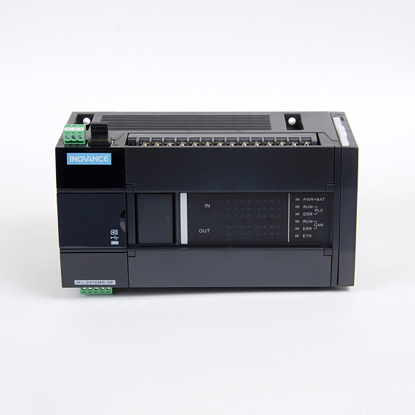 H3U-2416MR-XP | ПЛК H3U 24 входа 16 выходов реле, 1 x RS485, 1 x RS422,1 x CAN port,1 x Ethernet port, Inovance