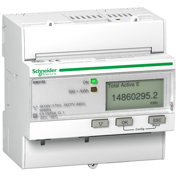 A9MEM3100R | Счетчик электроэнергии iEM3100, Schneider Electric
