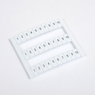 1060310 | Горизонт. марк-ка (1-10), для MRK 1,5. MRK 2,5S. OPK 1,5. OPK2,5S. 1 лист - 30 шт., Onka 