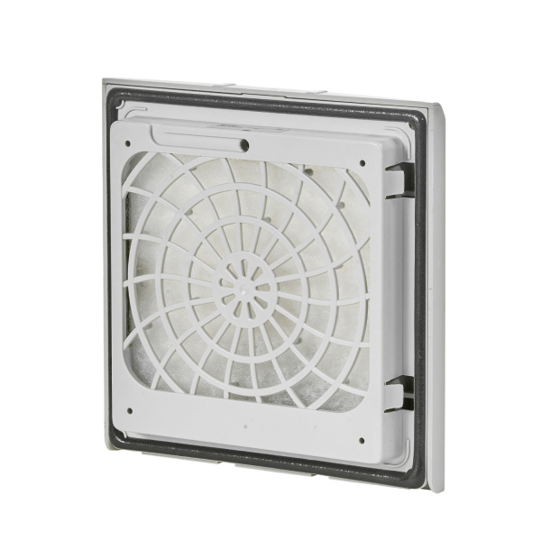 Выпускная решетка Flip 148х148мм, вырез 124x124мм, RAL7035