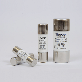 SV1451-16 | Плавкая вставка 16 А, gG, 14х51 мм, 500 В АС/ 250 B DC, Sinvel 