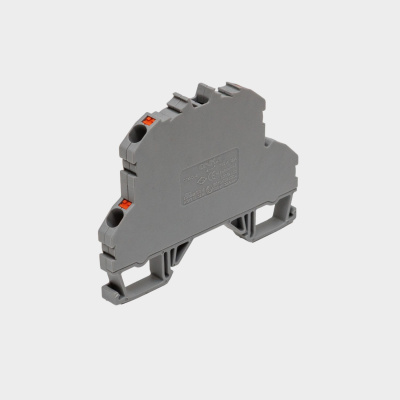 1020128 | OPK 4-2C | OPK 4-2C; Клеммник 2-х ярусный пружинный быстрозажимной (Push in), 4 мм.кв. (серый),1792, Onka
