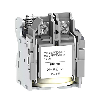 LV429407 | Расцепитель минимального напряжения NSX 100/630 220 ВАС, Schneider Electric