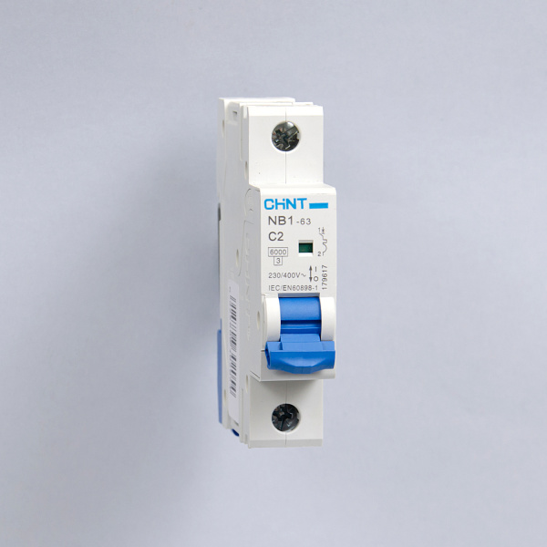 179617 | Автоматический выключатель NB1-63 1P 2А 6кА характеристика C (DB), Chint