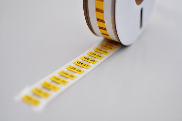 21516611  | Маркер плоский MFSS-2X-16-15/1-Y желтый (уп. 250 шт.), Elegir 