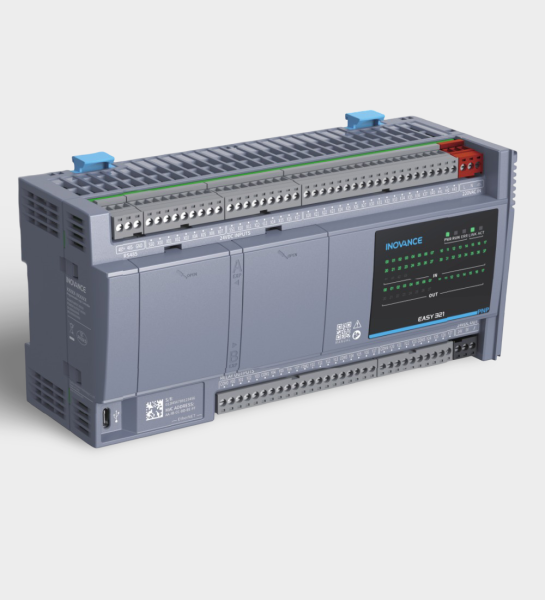 Easy321-3624TP | ПЛК Easy321, 36 входов PNP/NPN, 24 выхода PNP 1x RS485, 1x RS232, 1x EtherNET, 1x USB, 4 сервооси, Inovance