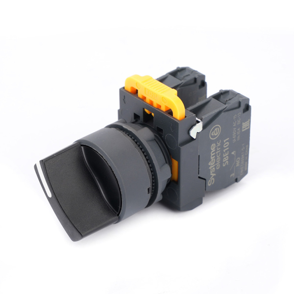 SB5AD33 | Переключатель 3-позиционный, фиксация, 2НО, Systeme Electric