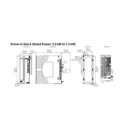 Сервопреобразователь SV680N, 380В, 17А, EtherCat, STO, функц. безопасность