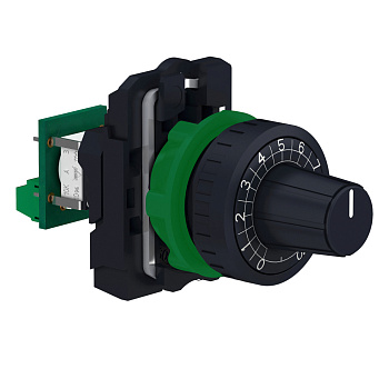 XB5AD912R47K | Потенциометр, 47 кОм, Чёрный, Schneider Electric