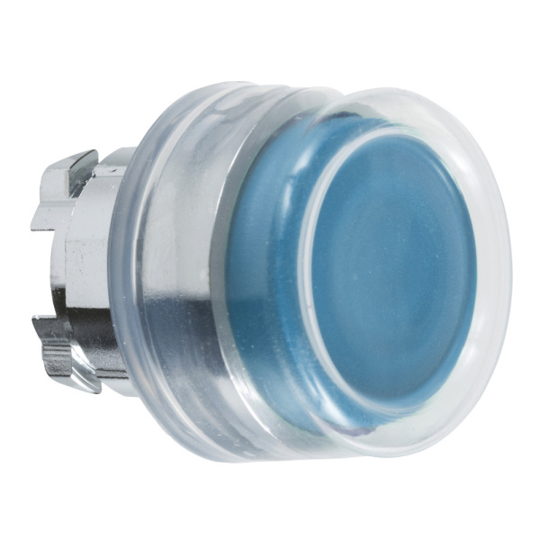 ZB4BP68 | Головка кнопки, силиконовый колпачок, синяя, Schneider Electric