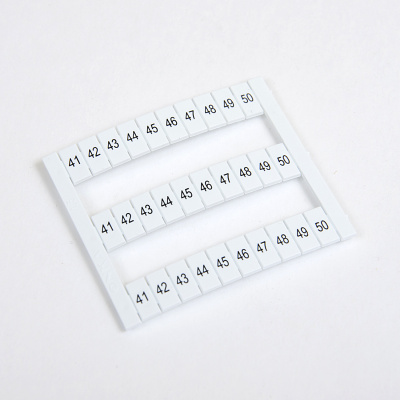 1060314 | Горизонт. марк-ка (41-50), для MRK 1,5. MRK 2,5S. OPK 1,5. OPK2,5S. 1 лист - 30 шт., Onka 