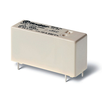 434170124300 | Миниатюрное реле, серия 43, 12В DC чувств., 10А, 1NO, Finder