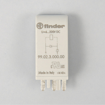 9902300000 | Диод (+ A1); 6...220В DC, Finder