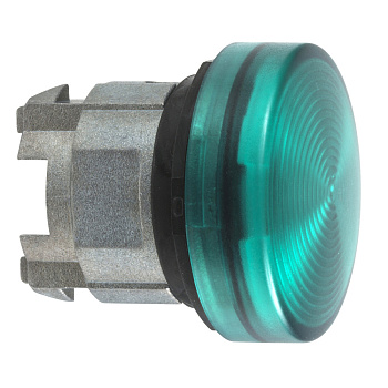 ZB4BV03S | Головка сигнальной лампы, зелёная, для ламп с цоколем BA9s, Schneider Electric