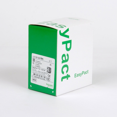 LC1E1201M5 | Контактор, серия EasyPact TVS, 3P, 12А, 1НЗ, управление 220В AC, Schneider Electric