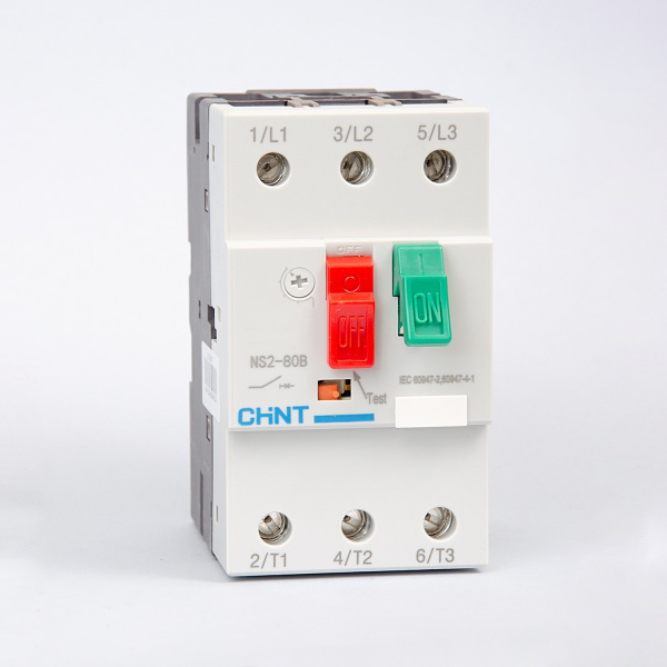 Автоматический выключатель защиты двигателя NS2-80B 16А-25А, Chint, ch495086