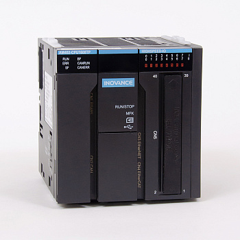 AM402-CPU1608TN | ПЛК AM402, 16 входов, 8 выходов NPN, 8 сервоосей, 8 локальных модулей расширения, Inovance