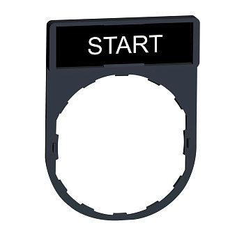 ZBY2303 Этикетка START, Schneider Electric 