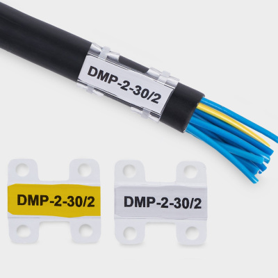 el715232 | Держатель маркера DMP-2-30/2 (под две каб.стяж., упак. 200 шт.), Elegir