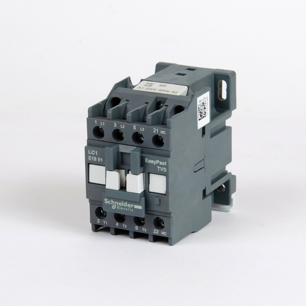 LC1E1801M5 | Контактор, серия EasyPact TVS, 3P, 18А, 1НЗ, управление 220В AC, Schneider Electric