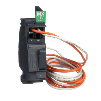 LV426861 | Расцепитель напряжения MX 24В AC/DC NSXm с проводом, Schneider Electric