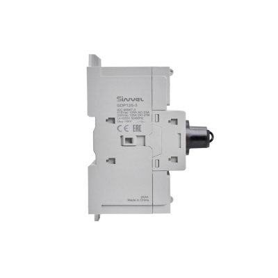 SDP125-3 | Выключатель-разъединитель, 125 А, 3Р, ручка прямого монтажа с блокировкой, Sinvel