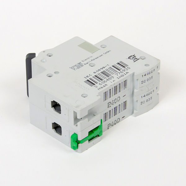 EZ9F86240 | Easy9, 2p, 40А, кривая D, 6кА — Автоматический выключатель, Schneider Electric