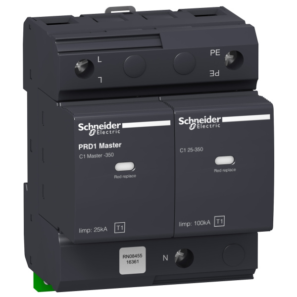 16361 | УЗИП, серия PRD1, L, N, PE, класс 1, Schneider Electric