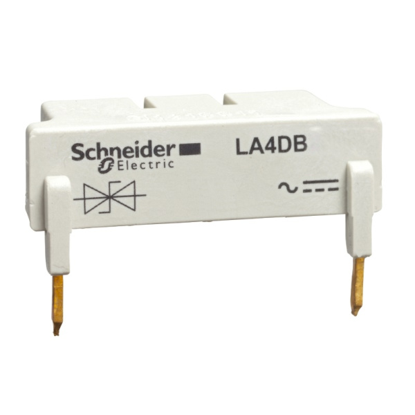 LA4DC3U | Ограничитель перенапряжения, диод, 24…250В DC, Schneider Electric