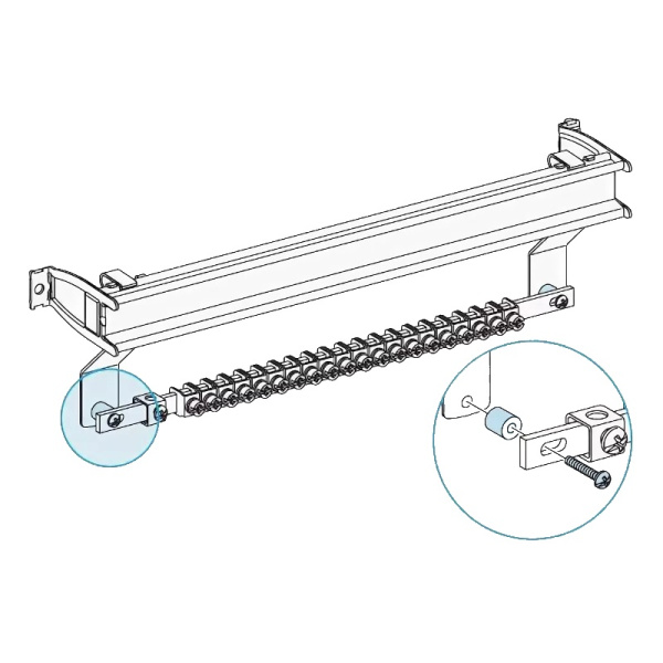 04210 | Комплект шинки зануления, Schneider Electric