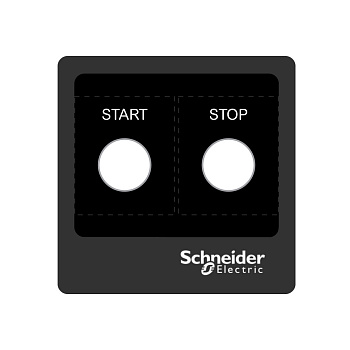 ZBYLEG101001 Трафарет для маркировки, 100x100мм, шаблон, Schneider Electric 
