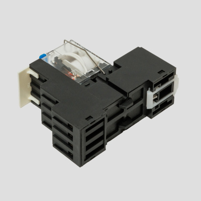 HF18-012DC-4 | Комплект реле: колодка винт;пластиковая клипса;маркер + реле Hongfa 4CO 6A; AgNi; катушка 12B DC