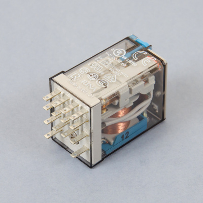 553490125040 | Универсальное реле, серия 55, 12В DC, 7 А, 4CO, Finder