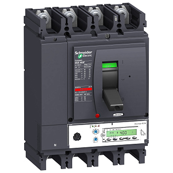 LV433627 | Автоматический выключатель NSX400HB1 Micrologic 5.3E 4P3d 400A 75/85кА, Schneider Electric