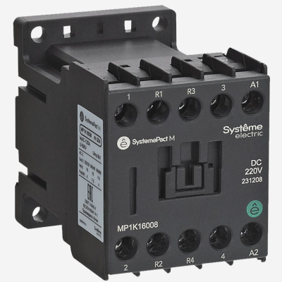 MP1K09008CD | КОНТАКТОР MP1K 4P(2НО+2НЗ) 9A DC36V, Systeme Electric