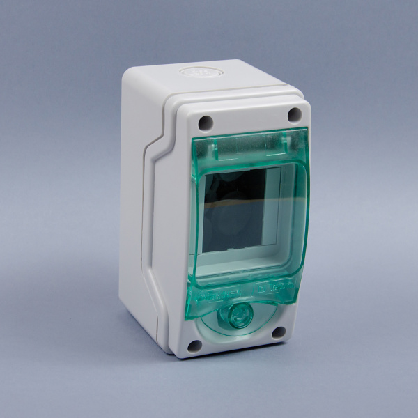 13975 | Щит навесной Mini Kaedra IP65, 3 модуля, 1 ряд, Schneider Electric